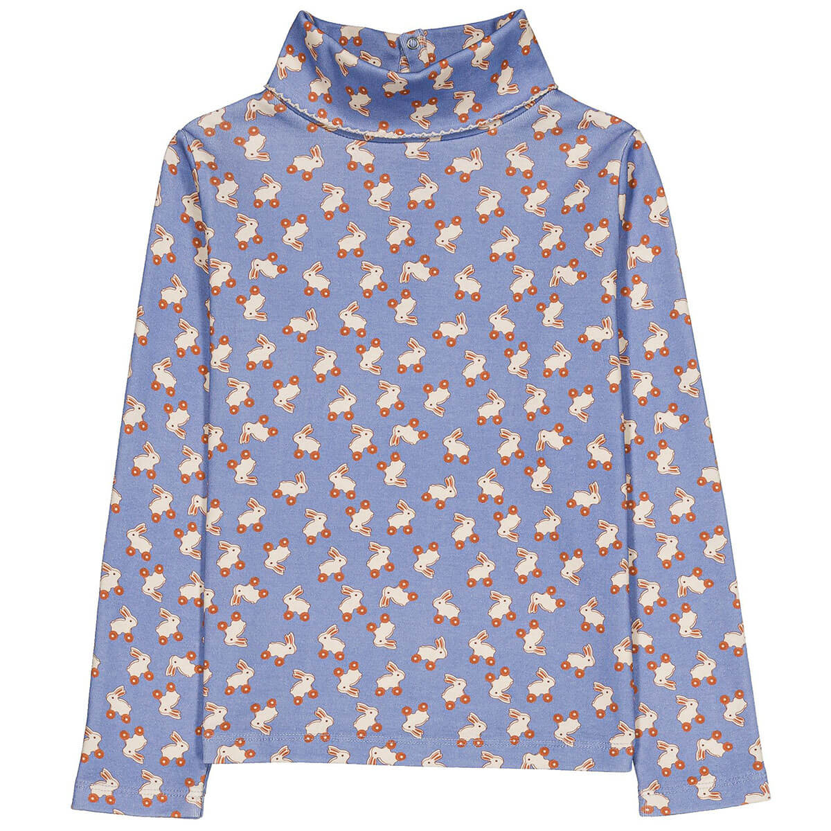 Twiggy Turtleneck in Rabbit Blue by Hello Simone