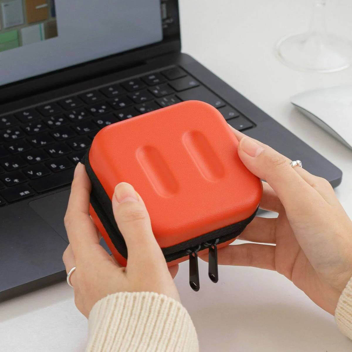 Mini Hard Shell Case in Orange by Hightide Nahe