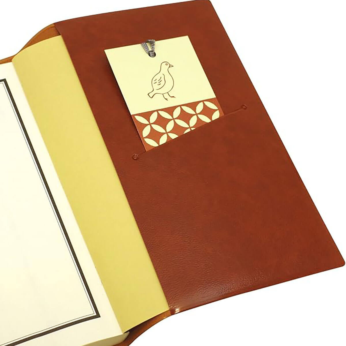 Bird Book Cover in Brown by Hightide New Retro