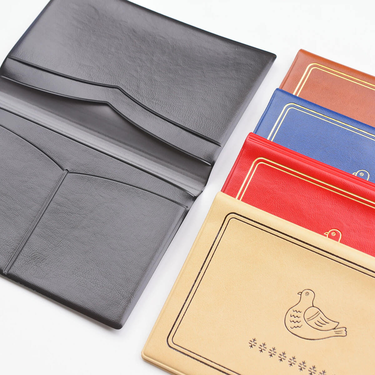 Checkbook & Card Case in Black by Hightide New Retro