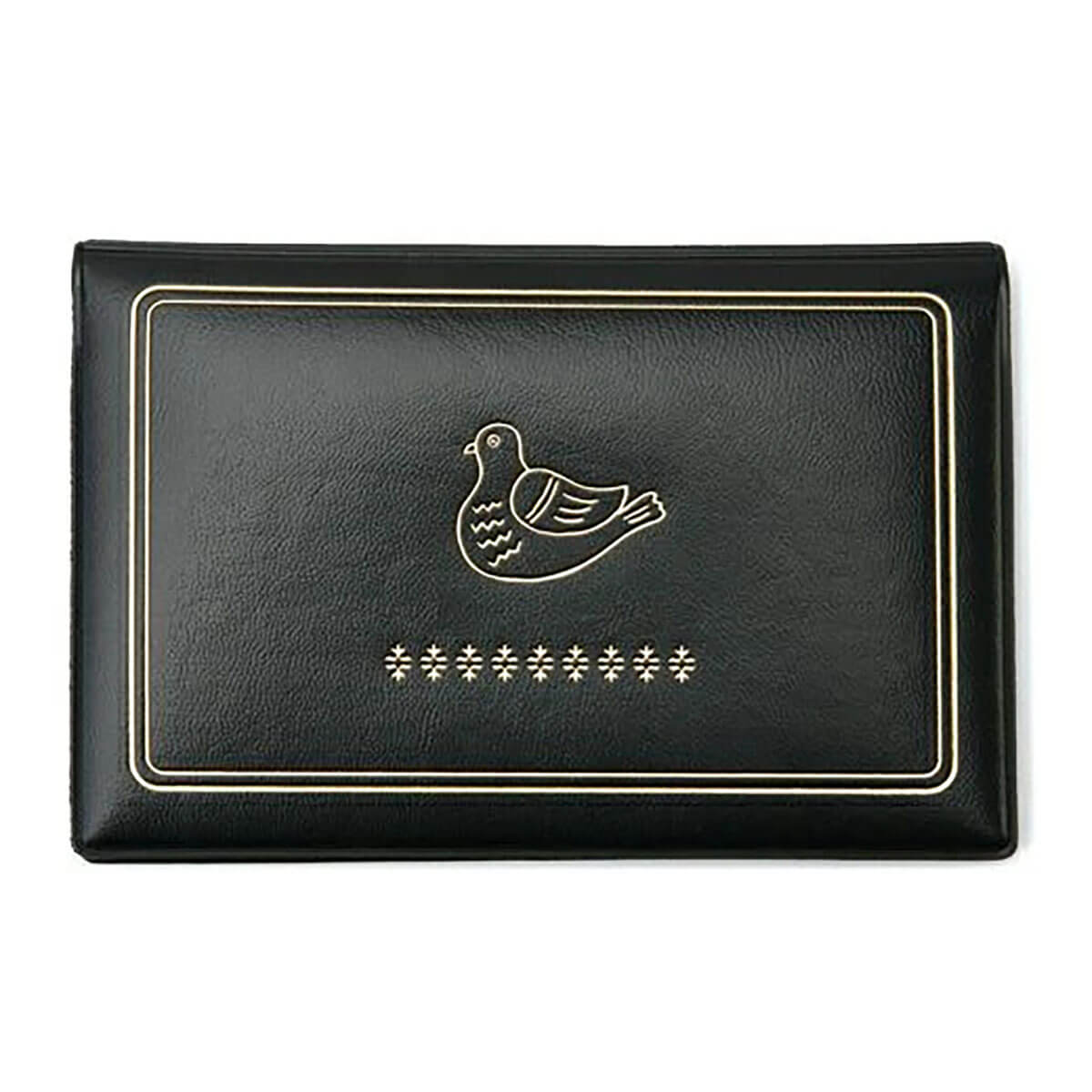 Checkbook & Card Case in Black by Hightide New Retro