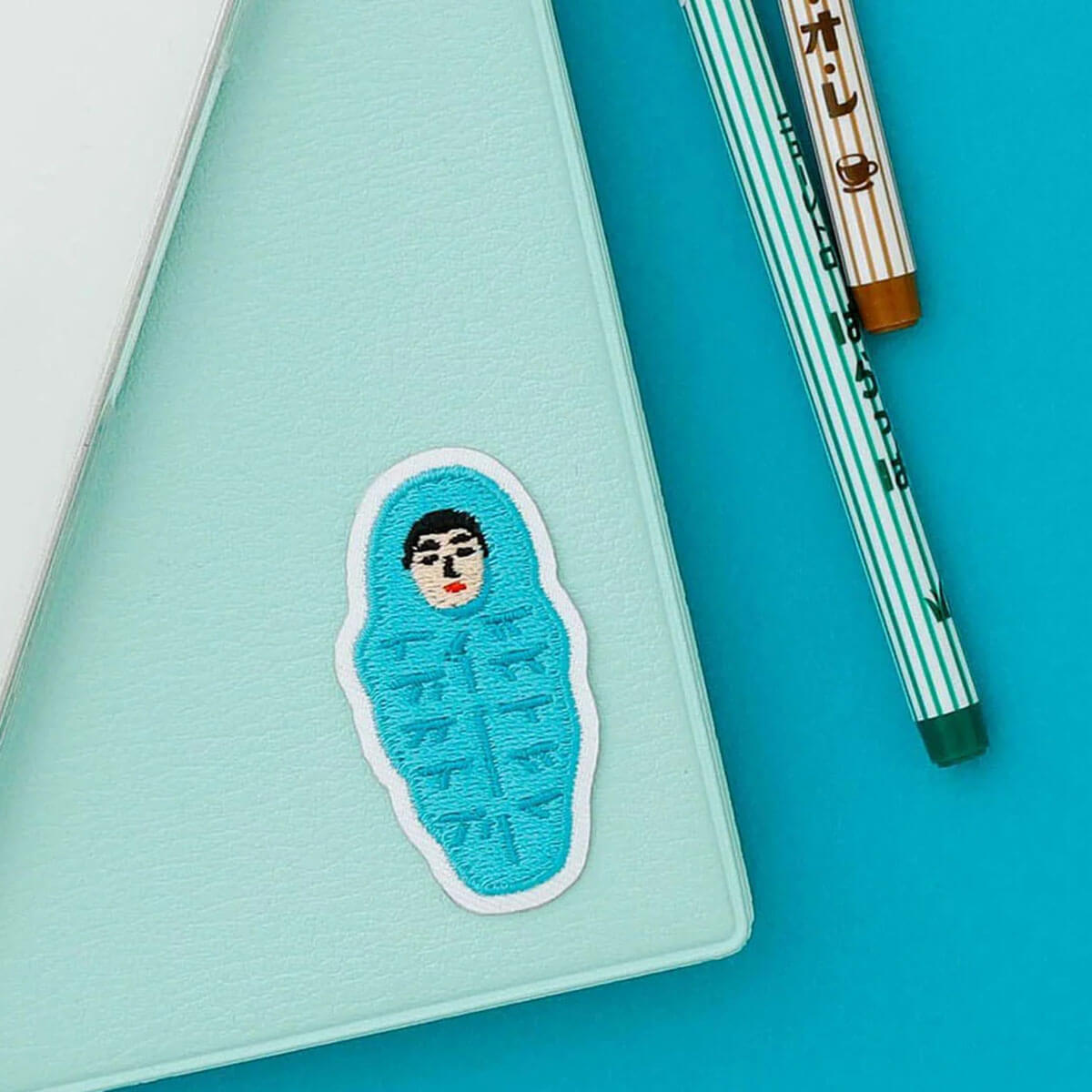 Sleeping Bag Patch Sticker by Hightide New Retro