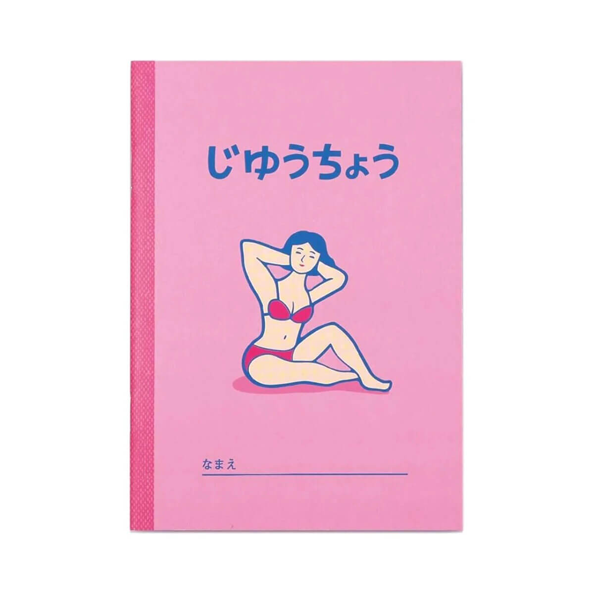 B6 Retro Pop-Style Free Notebook in Pink by Hightide Penco