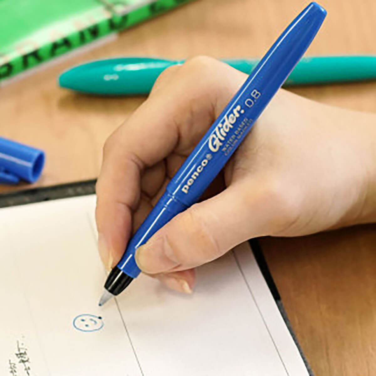 Glider Color Pen in Blue by Hightide Penco