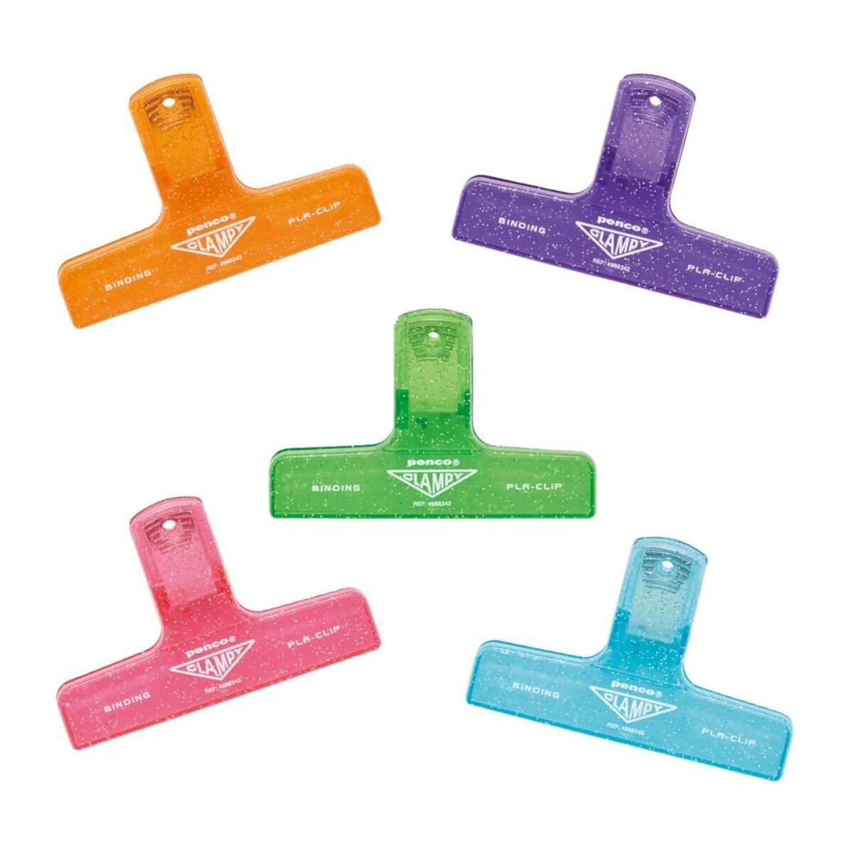Clampy Pla-Clip Clear Glitter (Various Colours) by Hightide Penco