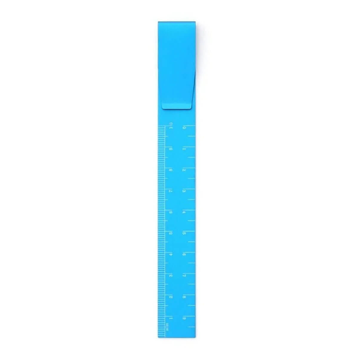 Clip Ruler (10cm) in Blue by Hightide Penco