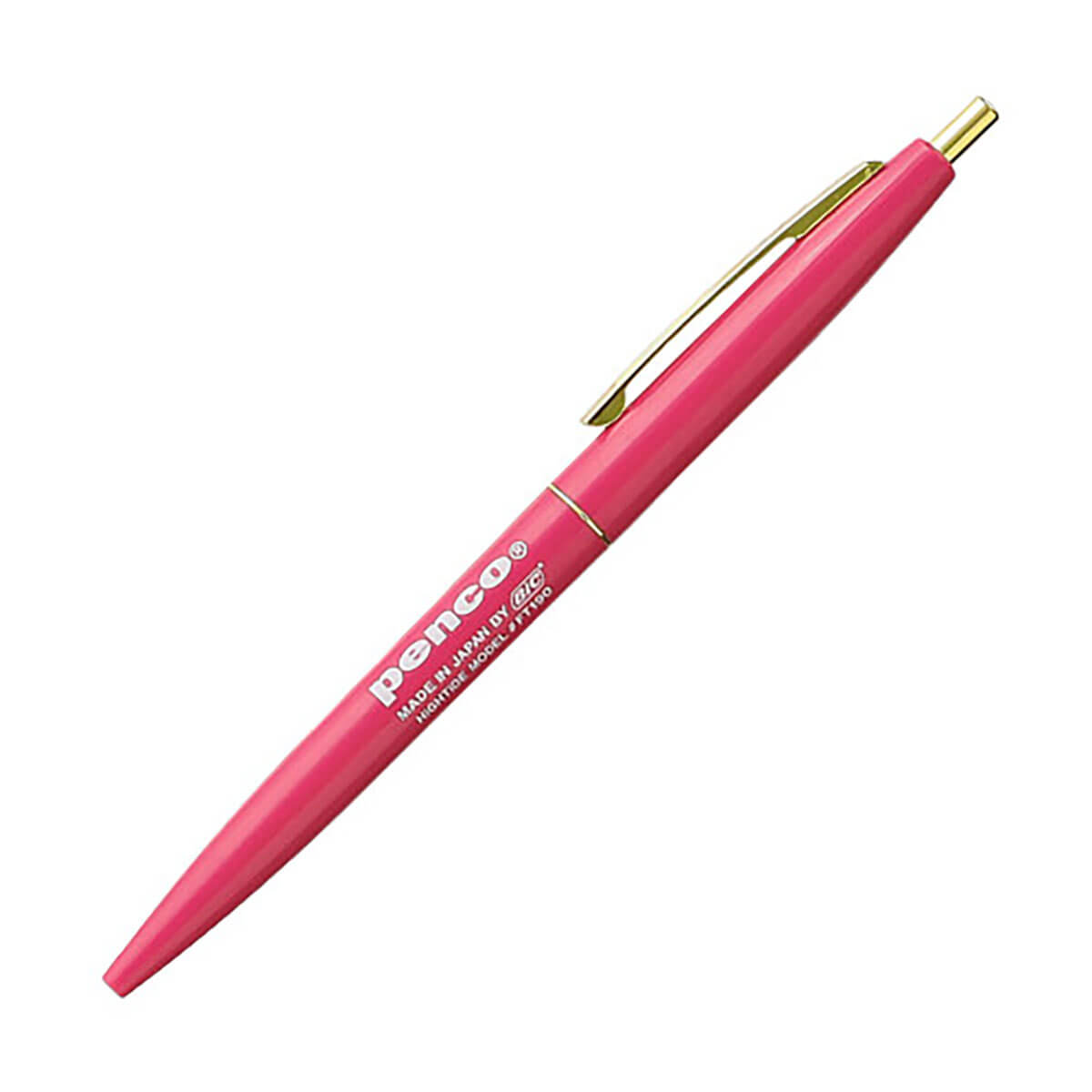 Knock Ballpoint Pen (Various Colours) by Hightide Penco Vivid Pink