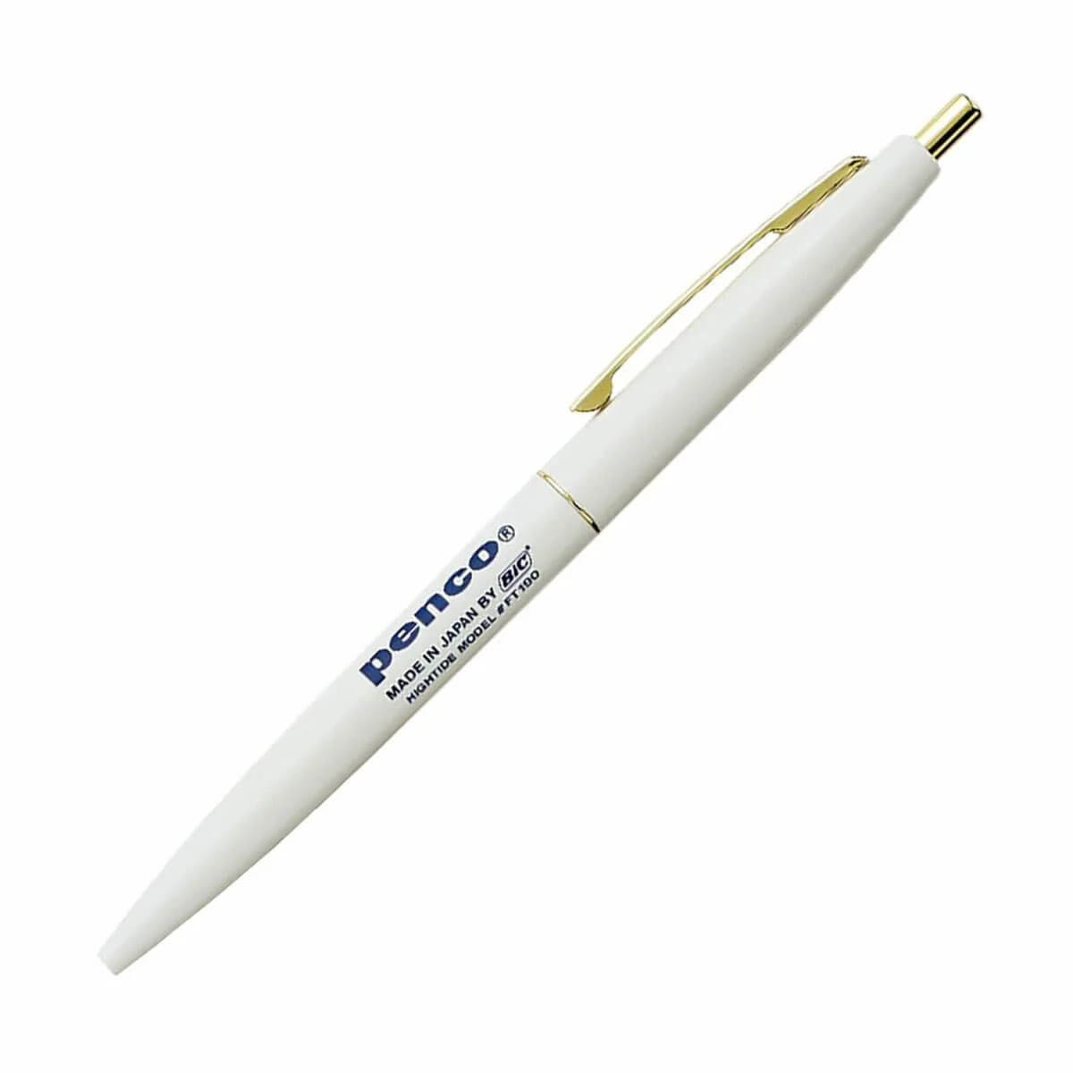 Knock Ballpoint Pen (Various Colours) by Hightide Penco White