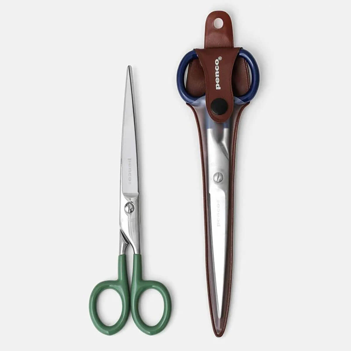 Large Stainless Steel Scissors With Case in Navy by Hightide Penco