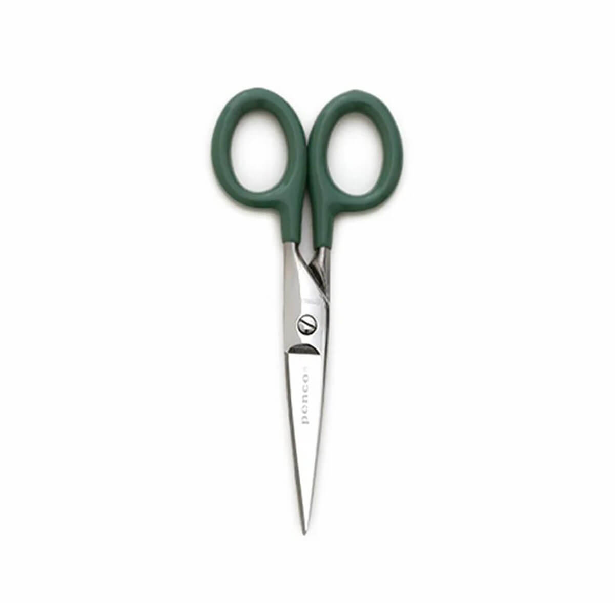 Small Stainless Steel Scissors With Case in Green by Hightide Penco