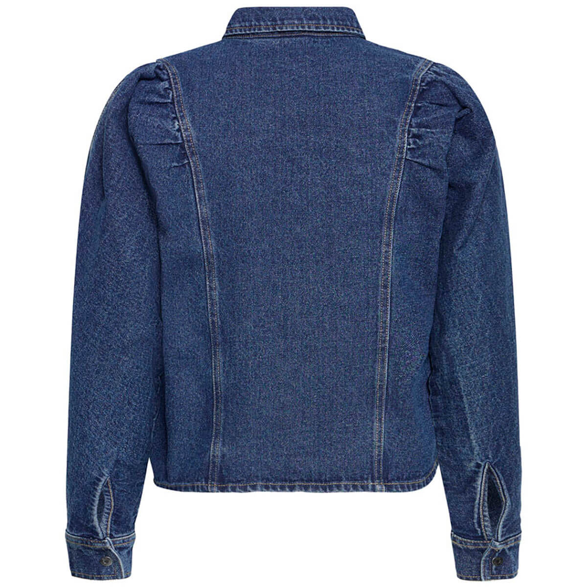 Alva Denim Shirt in Washed Medium Blue by ICHI