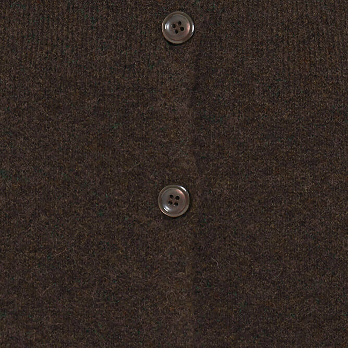 Panora Knit Vest in Coffee Bean Melange by ICHI