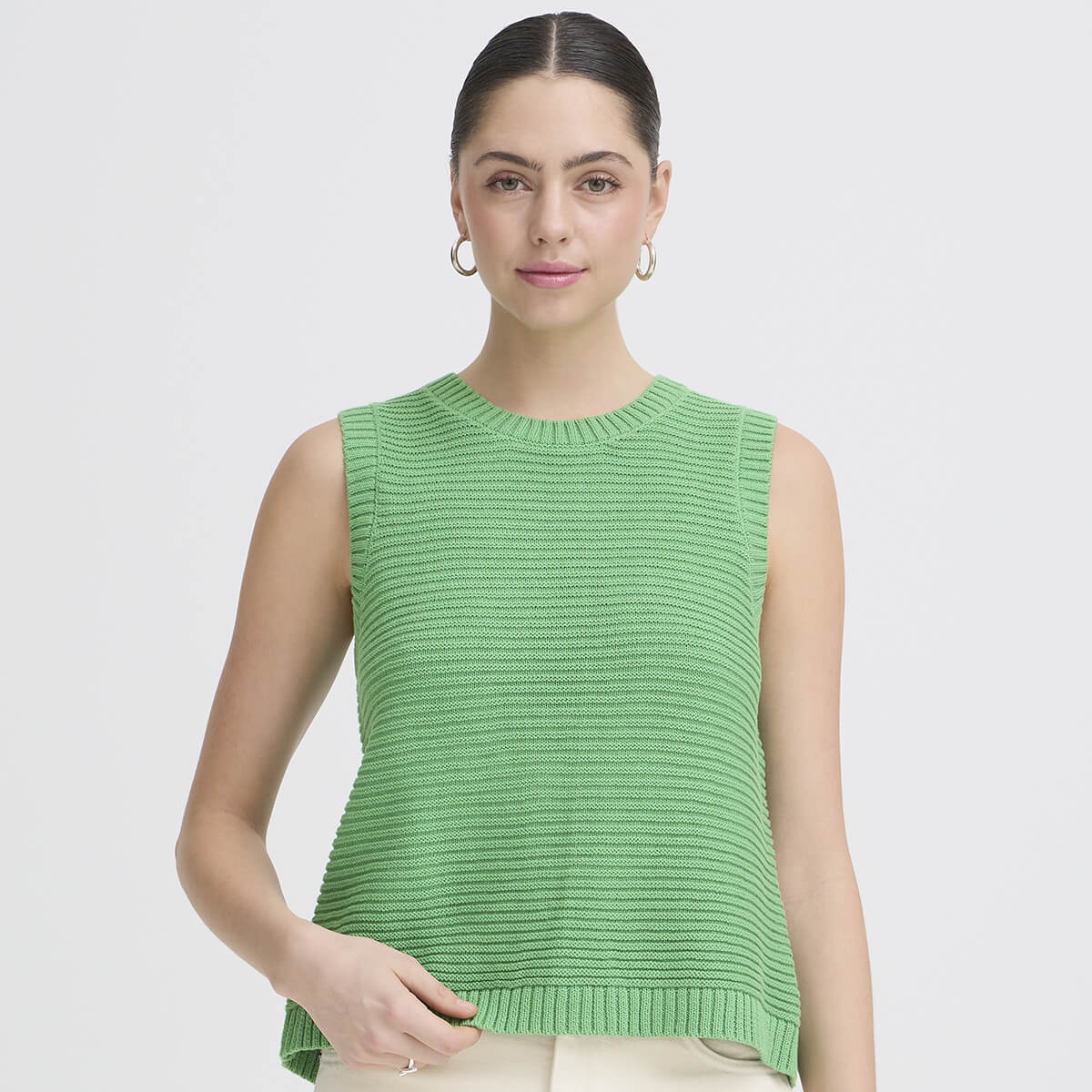 Dotties Sleeveless Top in Greenbriar by ICHI