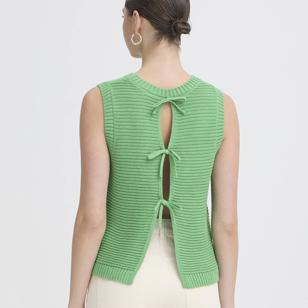 Dotties Sleeveless Top in Greenbriar by ICHI