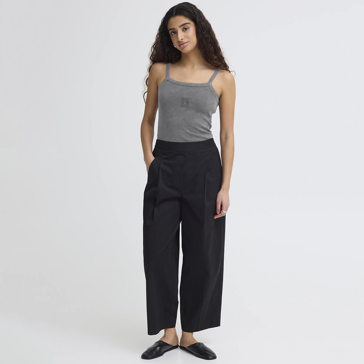 Funi Trousers in Black by ICHI