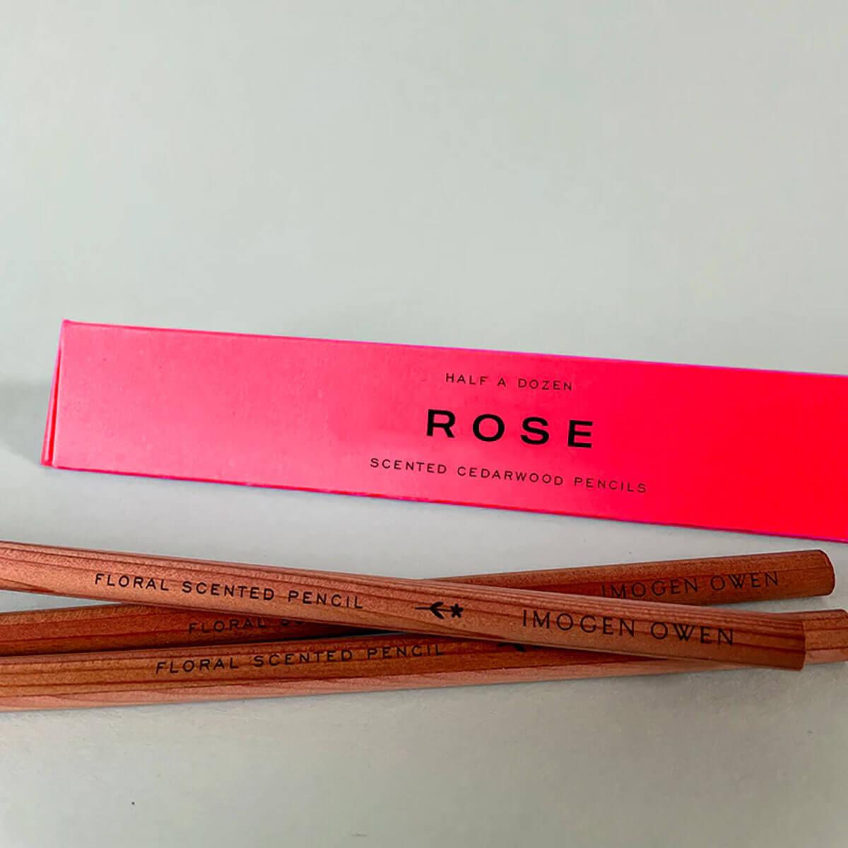 Rose Scented Pencils by Imogen Owen
