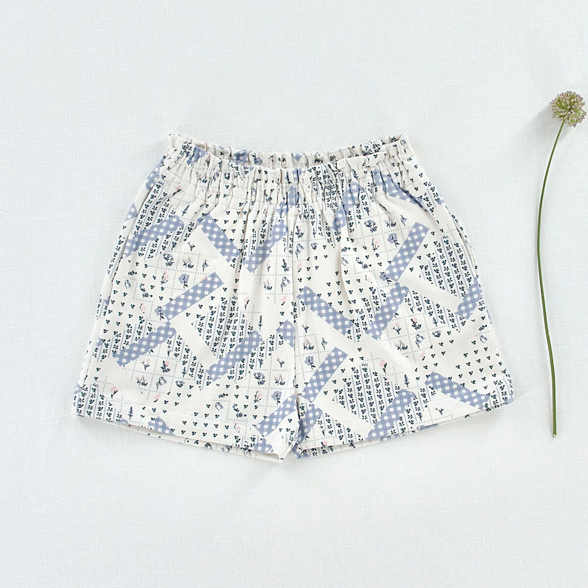 Pima Beach Shorts in Patchwork by Iver & Isla