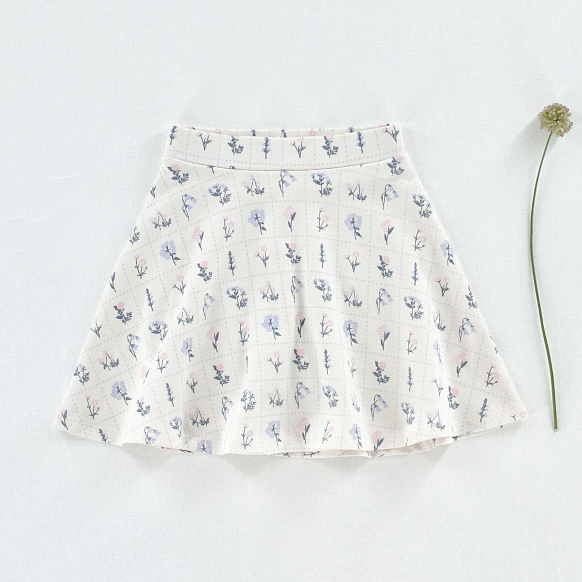 Pima Skort in Garden Windowpane by Iver & Isla