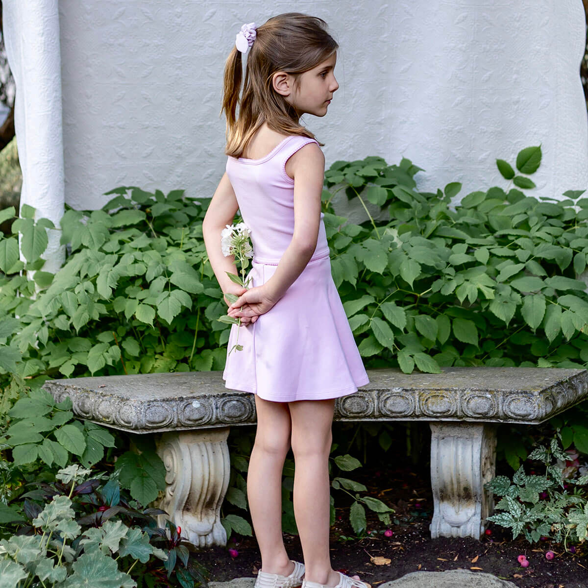 Pima Skort in Orchid by Iver & Isla