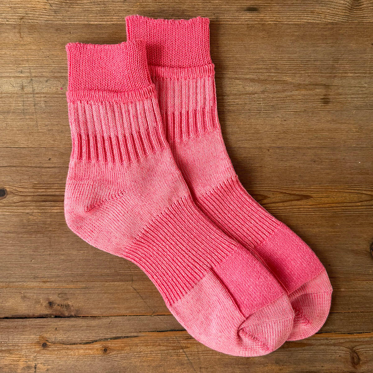 The Patchwork Women's Boro Socks in Pink by Ivy Ellis
