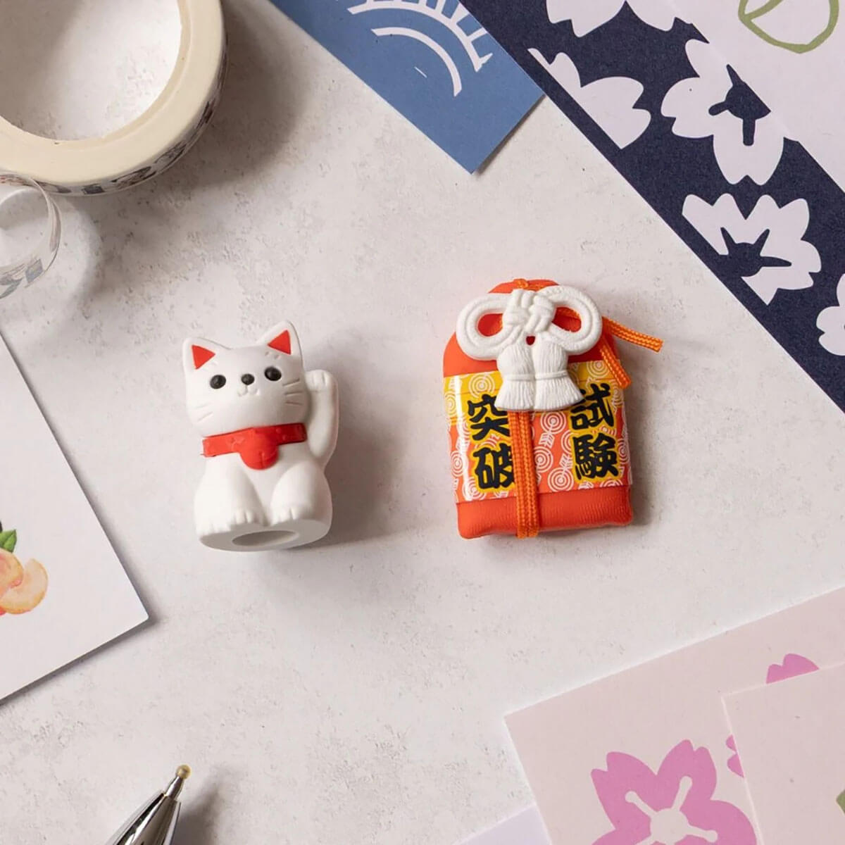 Lucky Cat Puzzle Eraser by Iwako Japan