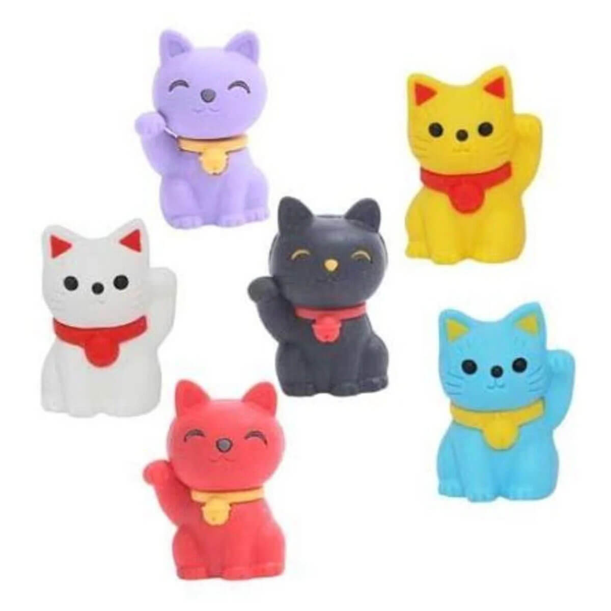 Lucky Cat Puzzle Eraser by Iwako Japan
