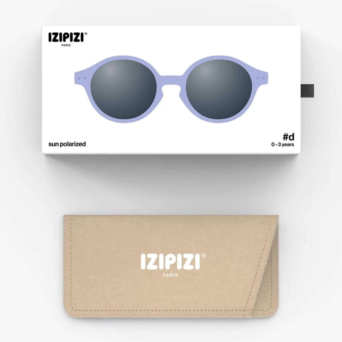 Sun Baby Sunglasses #D (0-3 Years) in Mauve by Izipizi