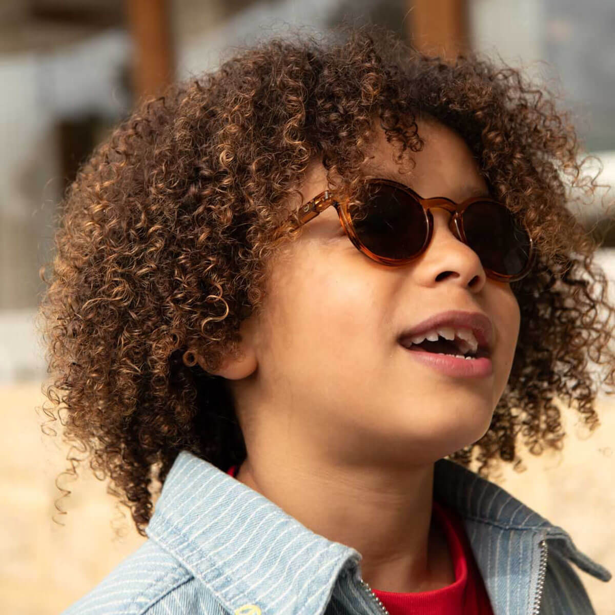 Sun Junior Sunglasses #D (7-11 Years) in Golden Canyon by Izipizi