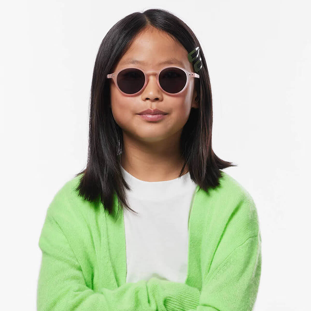 Sun Junior Sunglasses #D (7-11 Years) in Pink by Izipizi