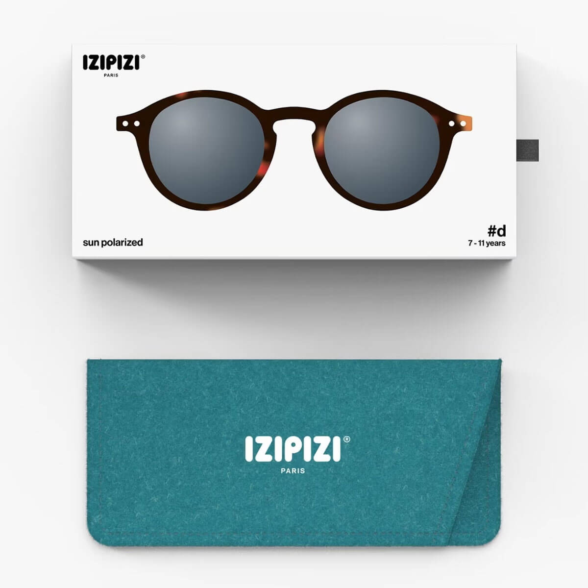 Sun Junior Sunglasses #D (7-11 Years) in Tortoise by Izipizi