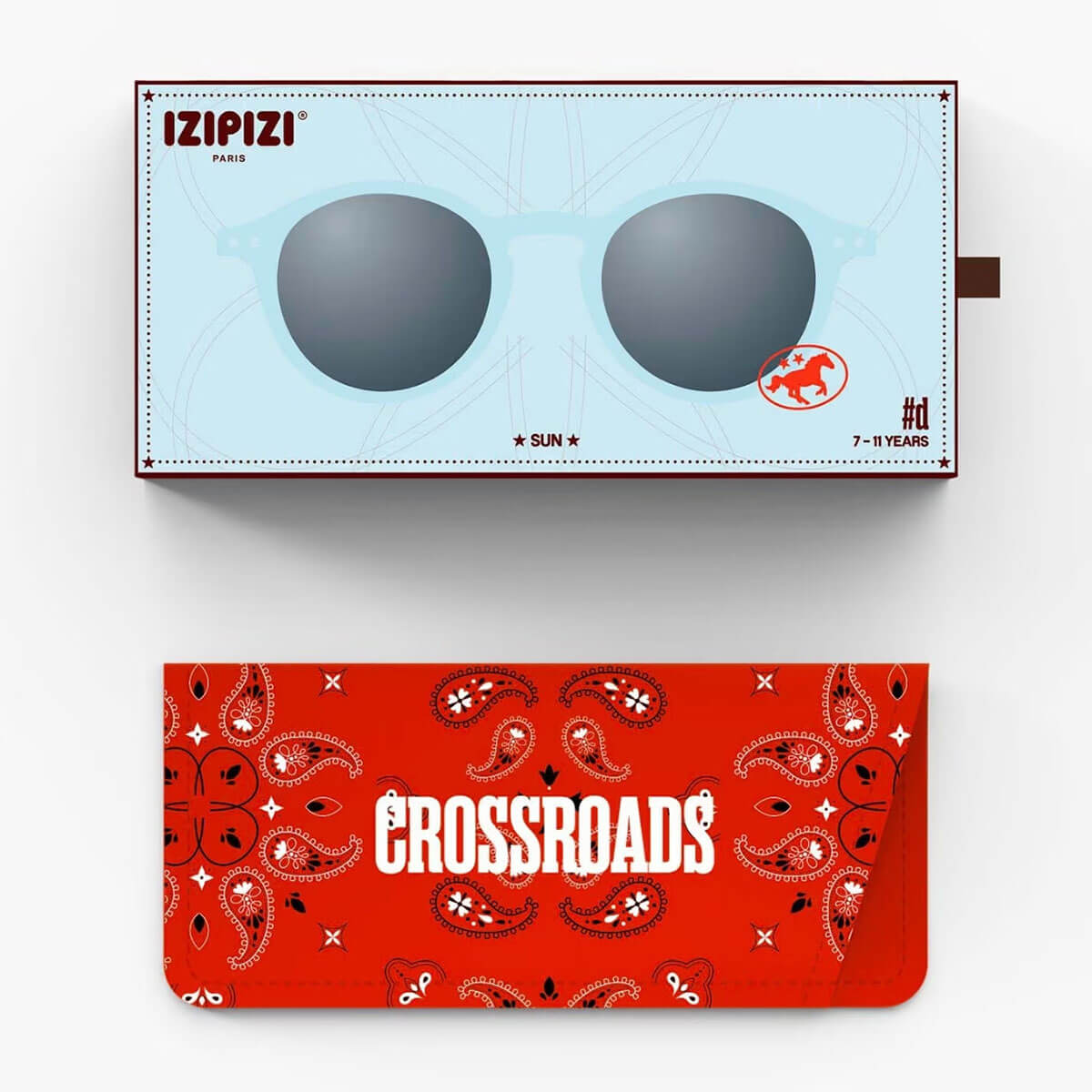 Sun Junior Sunglasses #D (7-11 Years) in Turquoise Stone by Izipizi