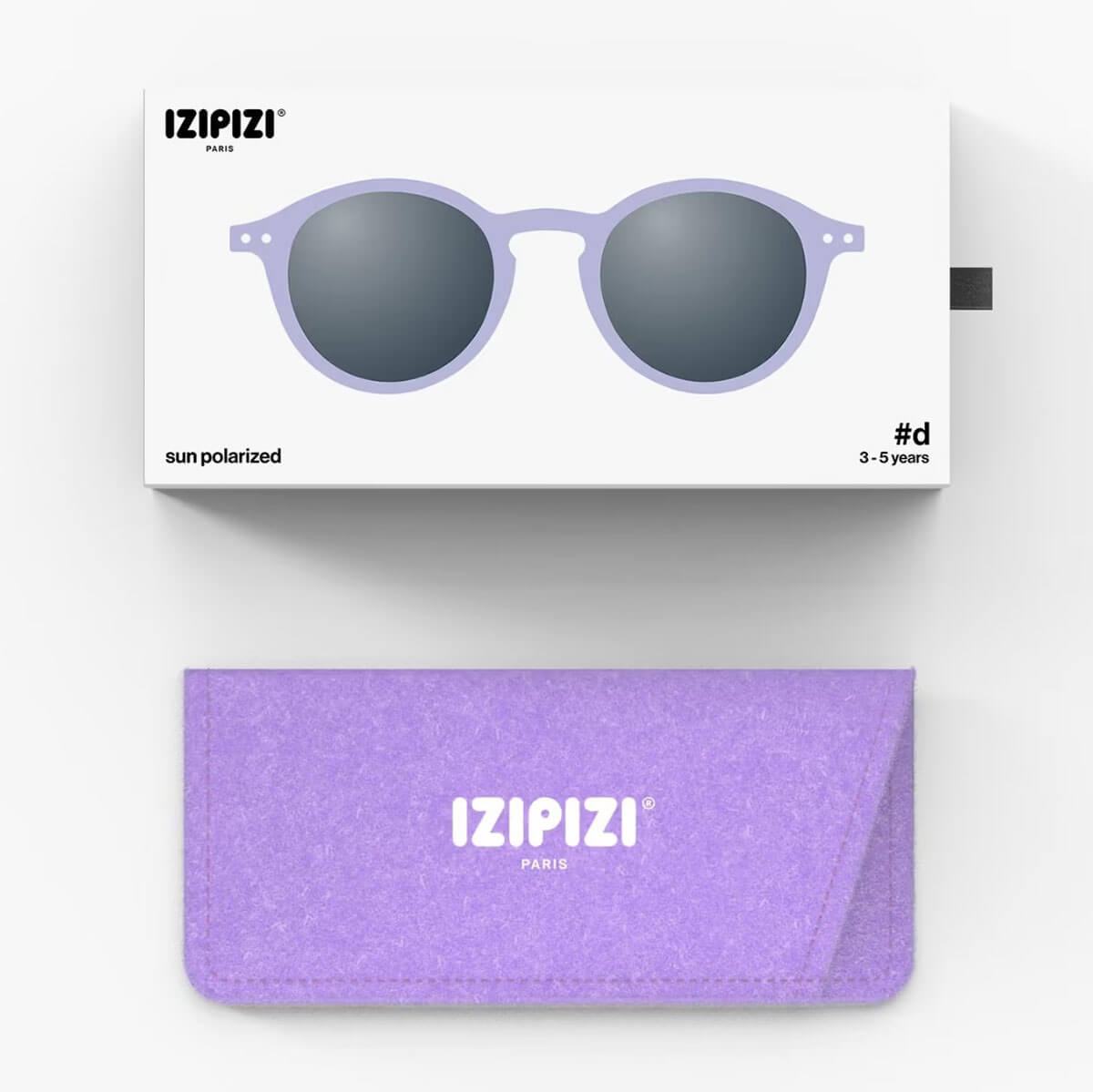 Sun Kids Sunglasses #D (3-5 Years) in Lavender by Izipizi