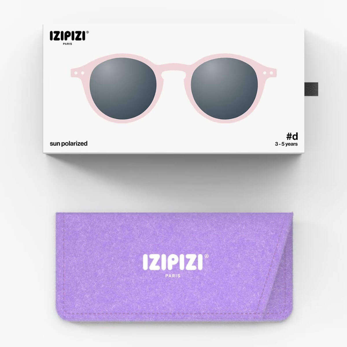 Sun Kids Sunglasses #D (3-5 Years) in Pink by Izipizi