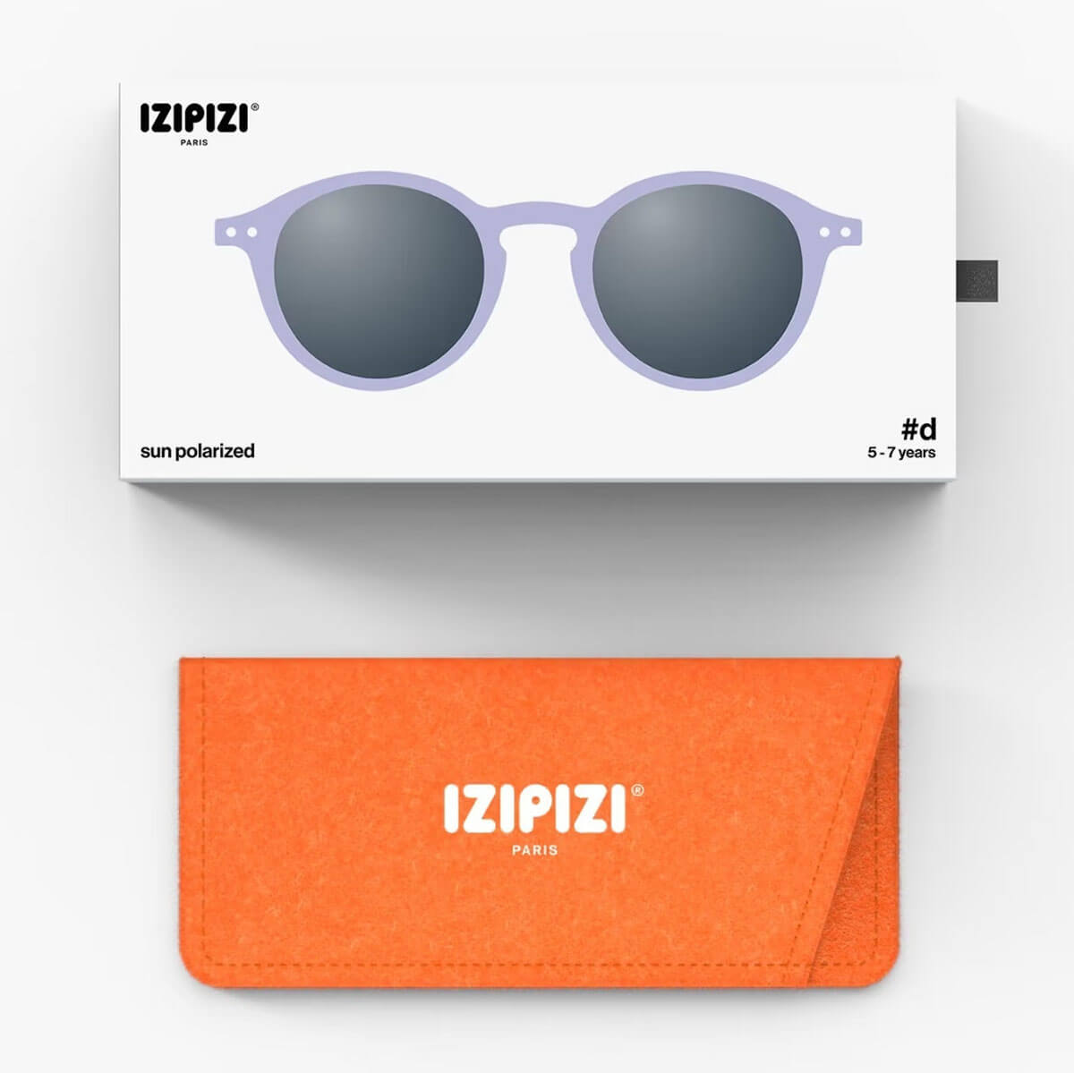 Sun Kids Sunglasses #D (5-7 Years) in Lavender by Izipizi