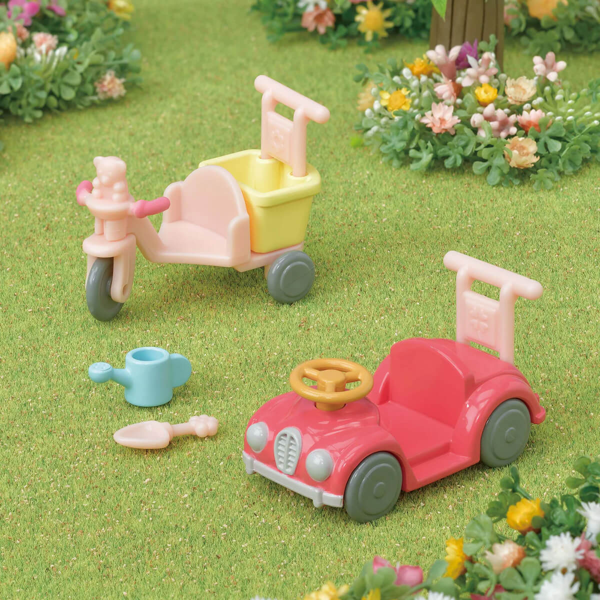 Car and Tricycle Set by Sylvanian Families - JAPAN IMPORT