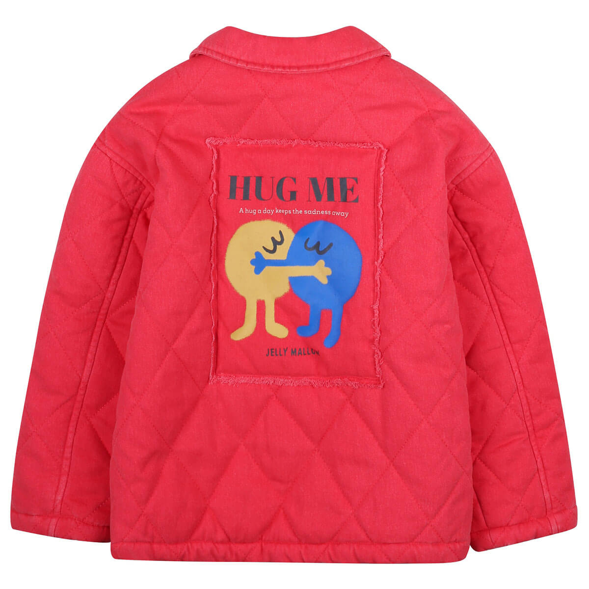 Hug Me Padded Jacket in Red by Jelly Mallow