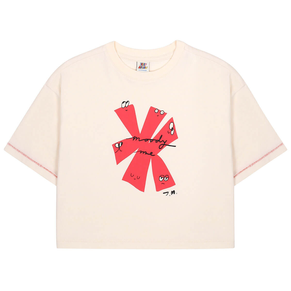 Maple T Shirt in Ivory by Jelly Mallow