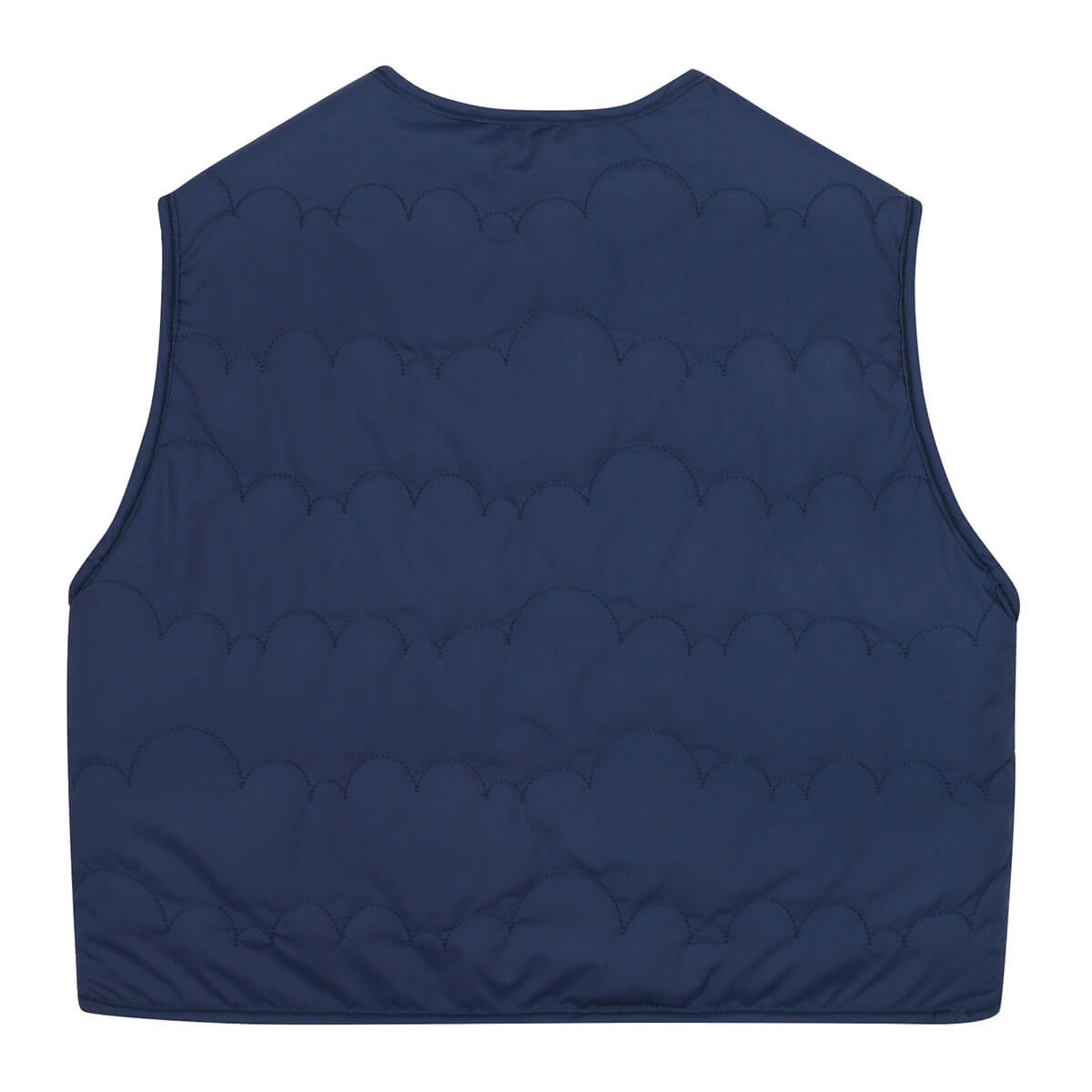 Star Color Block Reversible Gilet in Navy by Jelly Mallow