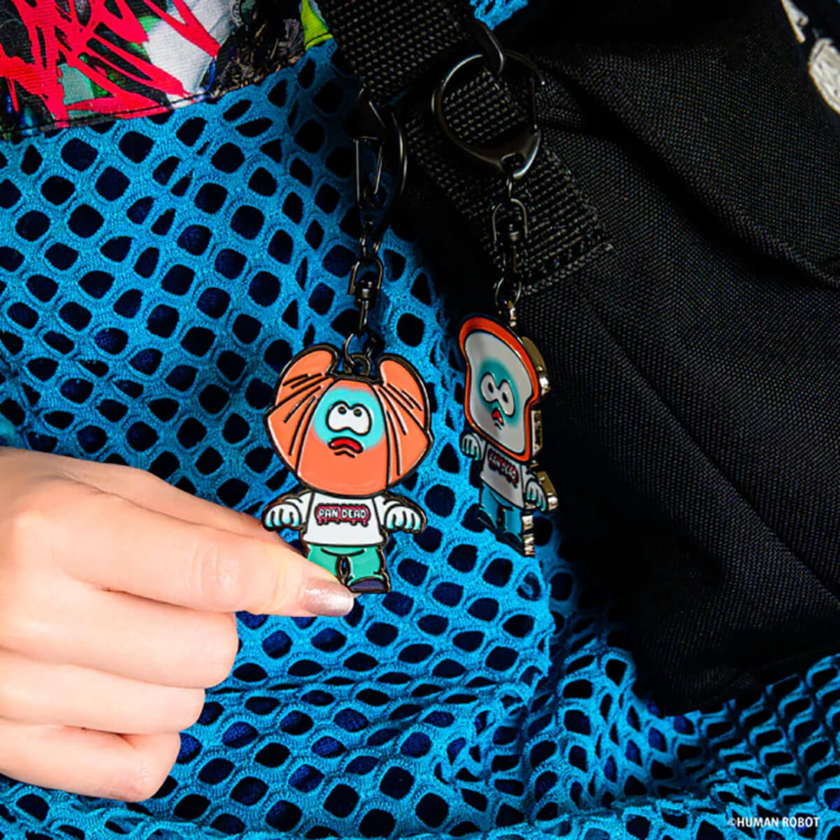 Pan Dead Swaying Metal Keychain Blind Box by KenElephant