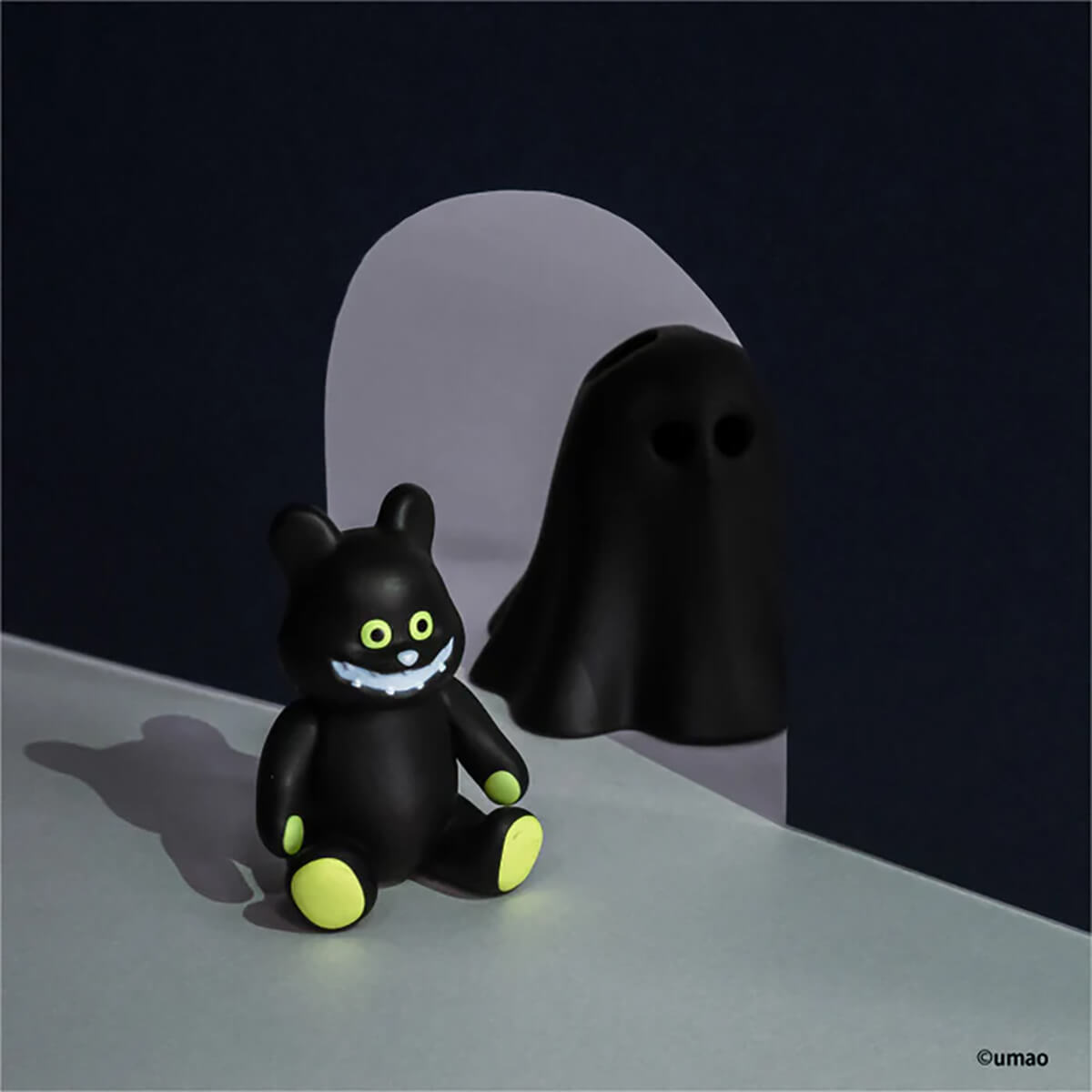 Umao Ghost Bear Gachapon Capsule Collectible by KenElephant