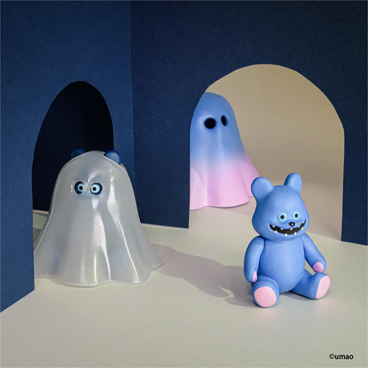 Umao Ghost Bear Gachapon Capsule Collectible by KenElephant