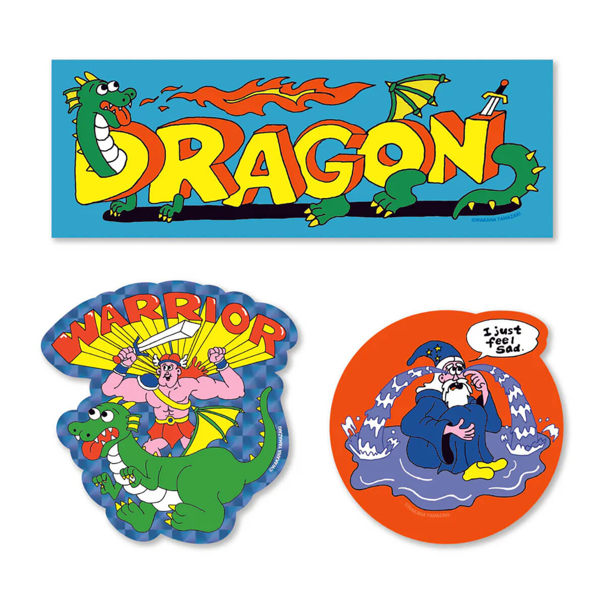 Wakana Yamazaki Sticker Set by KenElephant
