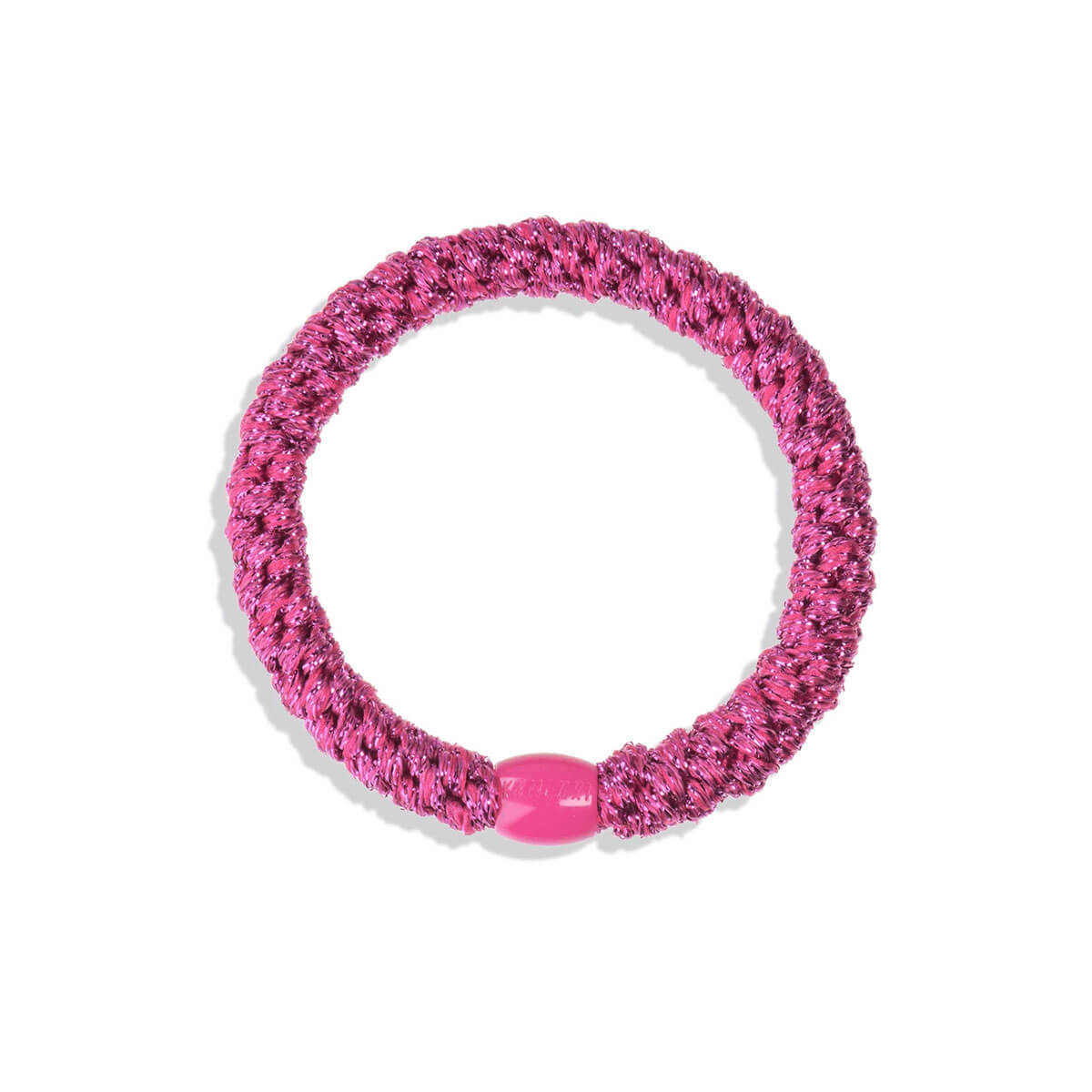 Kknekki Snag Free Hair Band in Electric Pink Glitter by Bon Dep