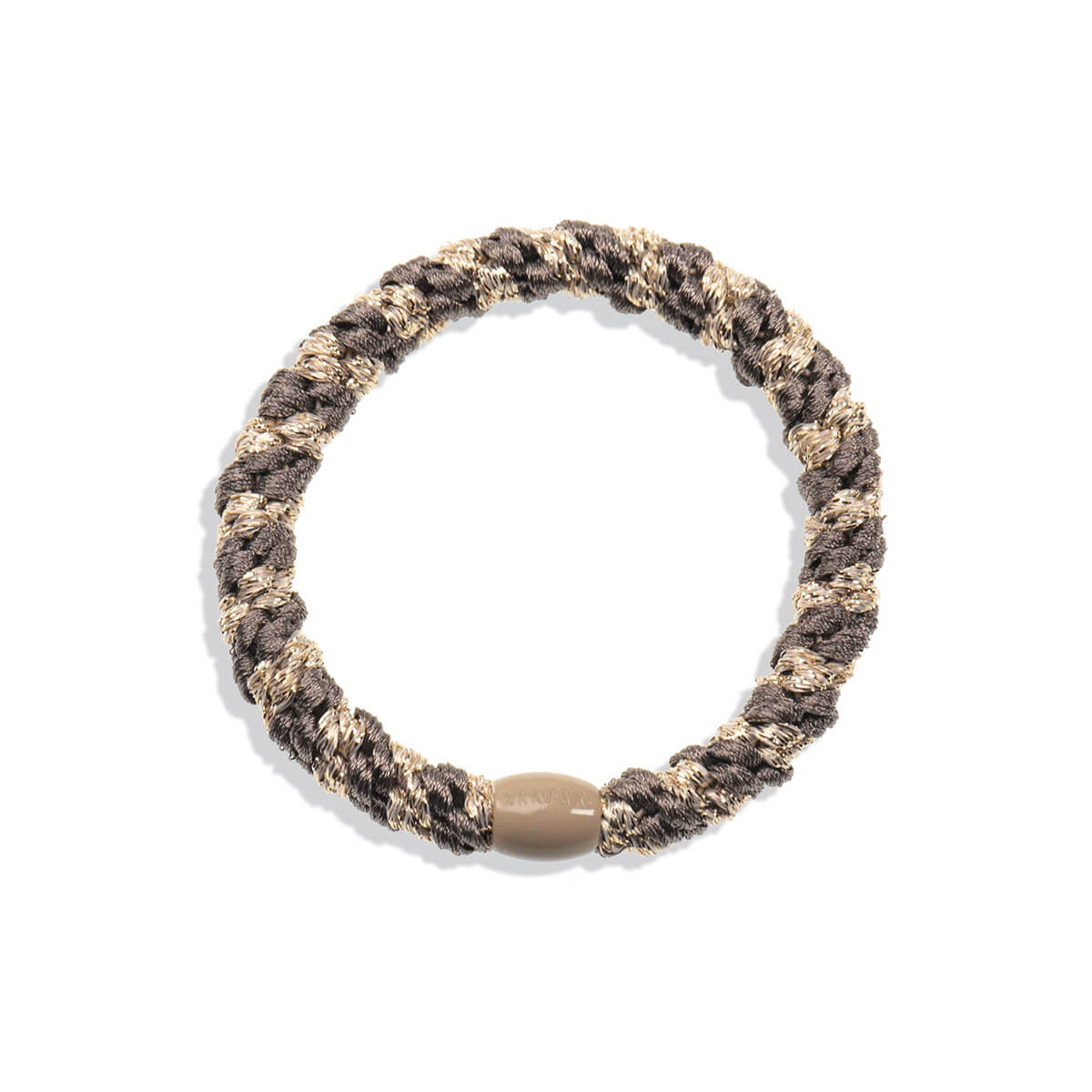 Kknekki Snag Free Hair Band in Mole Beige Glitter by Bon Dep