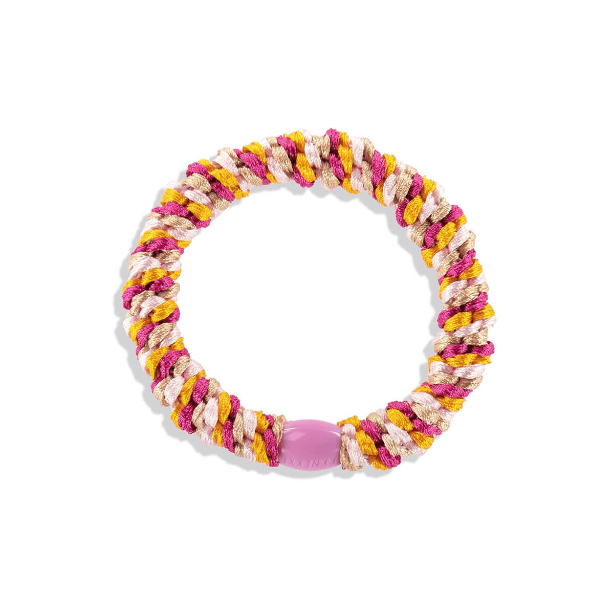 Kknekki Snag Free Hair Band in Orange Pink Mix by Bon Dep