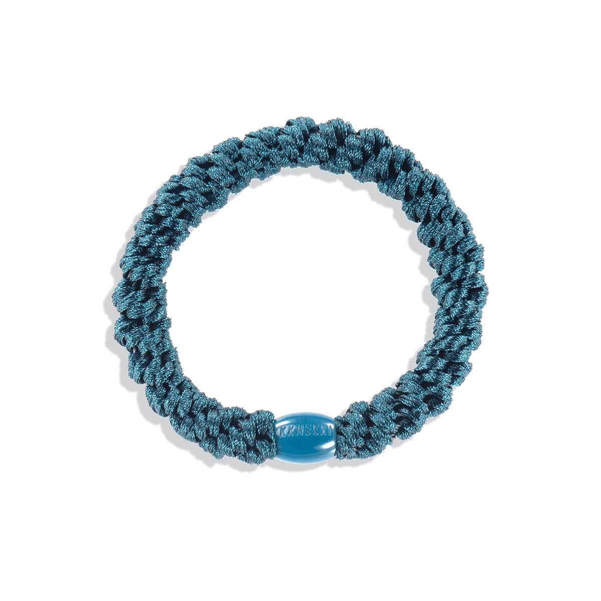 Kknekki Snag Free Hair Band in Petrol by Bon Dep