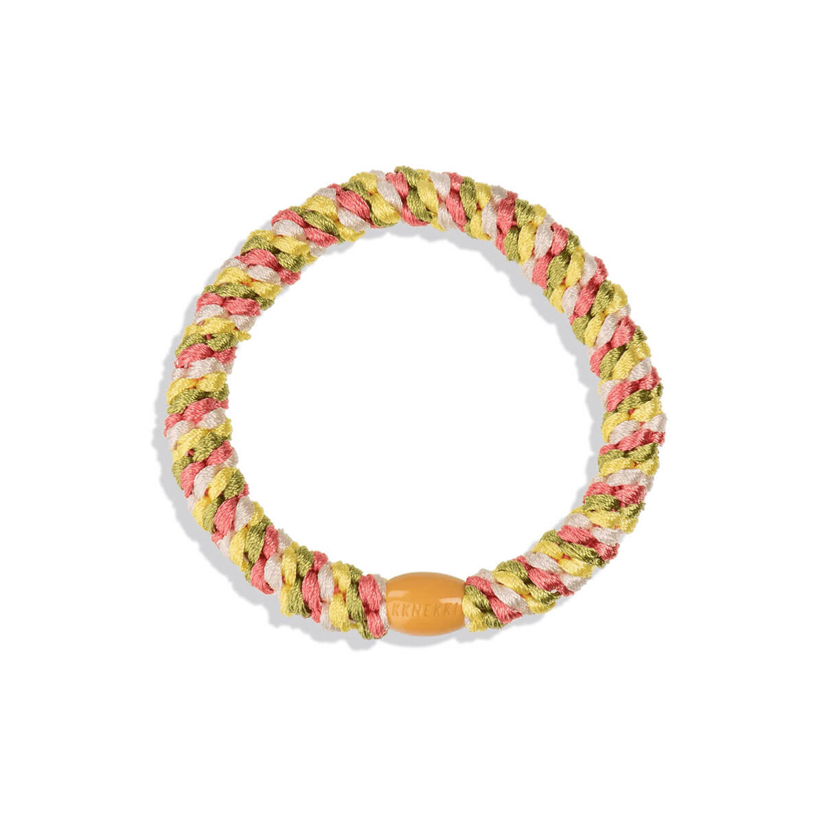 Kknekki Snag Free Hair Band in Pomegranate Lemon Mix by Bon Dep