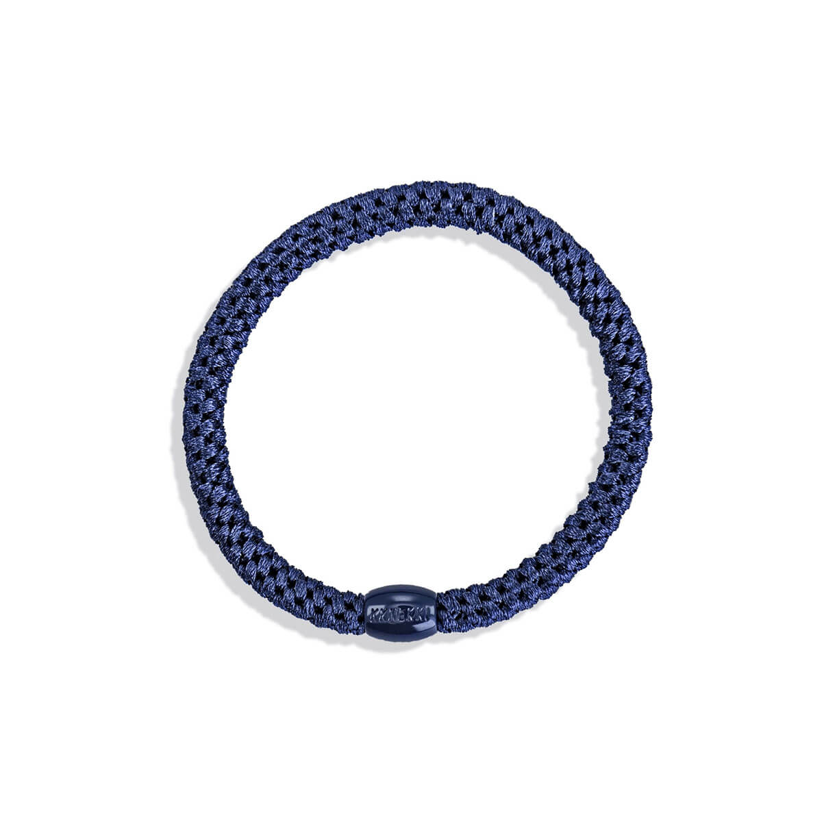 Kknekki Slim Hair Band in Navy by Bon Dep