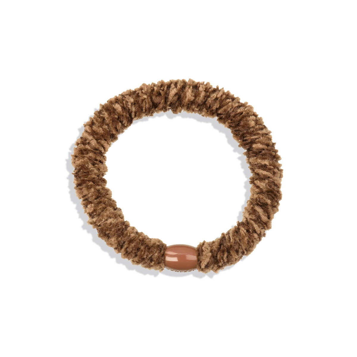 Kknekki Velvet Hair Band in Faded Brown by Bon Dep