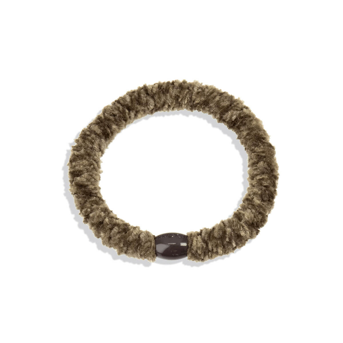 Kknekki Velvet Hair Band in Moss by Bon Dep